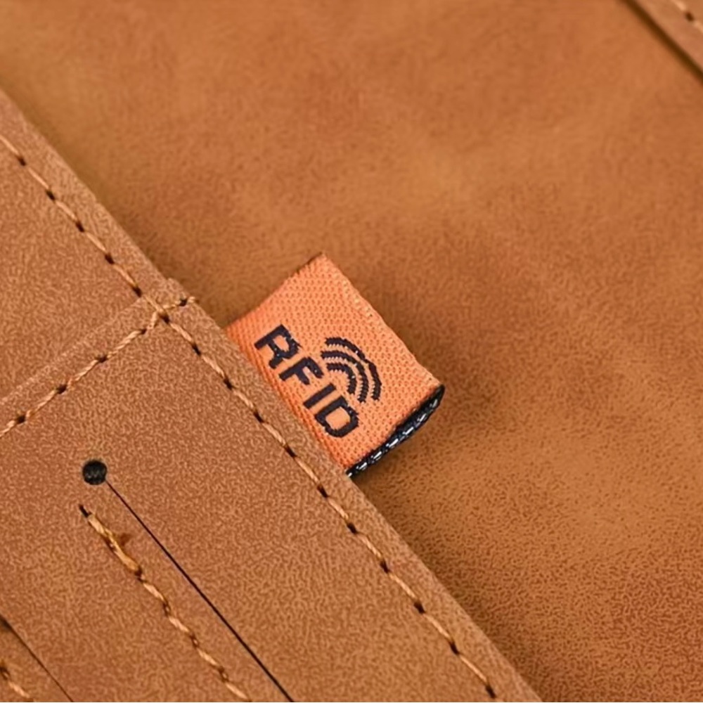 Brand New Elegant RFID Multifunctional Passport Bag, Soft PU Leather Wallet - Picture 2 of 6